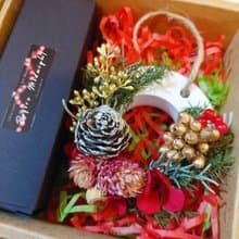 聖誕香氛禮盒•10ml香水•擴香石花圈•薑餅人擴香石•付2ml精油