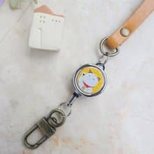 招福貓咪咪,伸縮識別證 琺瑯拉環