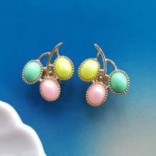 Vintage Jewelry 西洋古董飾品 SARAH COV CANDY LAND 夾式耳環