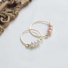 淡水珍珠戒指 14kgf 淡水珍珠 14K包金戒指