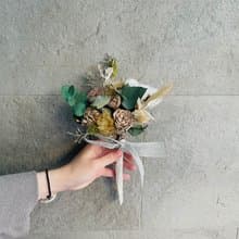 小花束、小捧花、伴娘捧花、乾燥花、乾燥花束