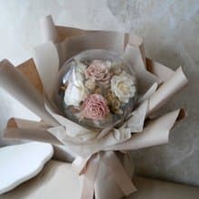 波波球永生玫瑰花束【莫內花園】七夕情人節/不凋花/生日/畢業季