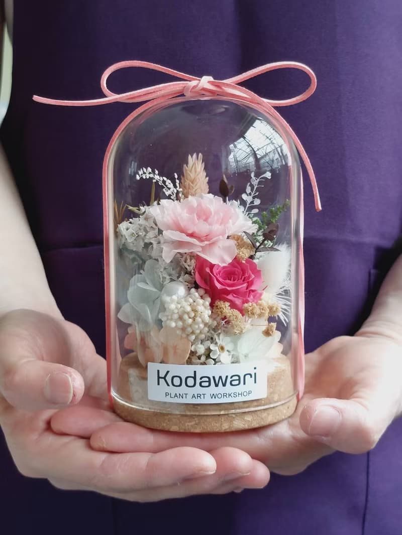 永生花玻璃罩.花盅 永生花禮 畢業禮物 謝師禮物 情人節禮物