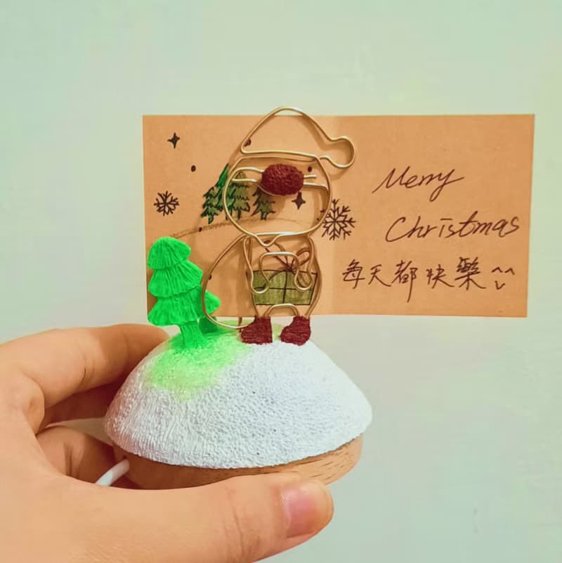 聖誕氛圍小夜燈/memo夾/名片夾/禮品/燈飾