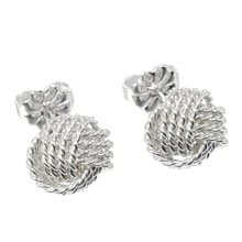 【日本直送】ティファニー サマセット ツイストノット ピアス シルバー925 TIFFANY&Co. 約2.75g【中古】Aランク