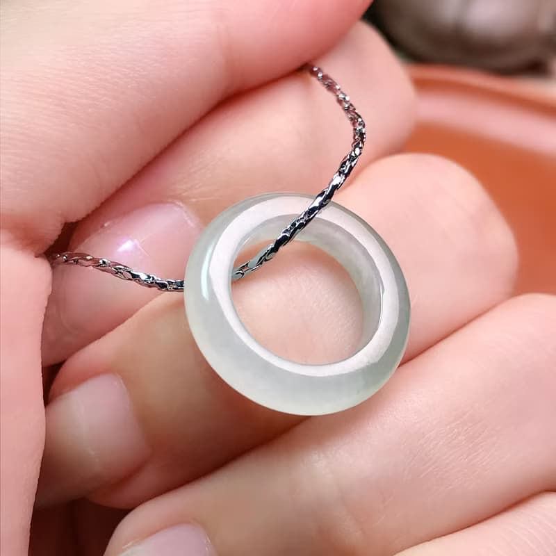 冰飄花翡翠吊墜| 天然緬甸玉翡翠A貨 | 送禮