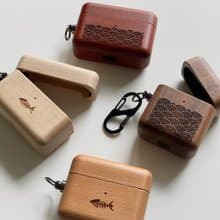 【快速出貨】原木AirPods殼 (設計款-3款)  最新PRO 3 上架