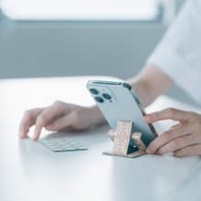 泰山超薄手機支架/烏秋圈圈/茶色玫瑰/經典新色II