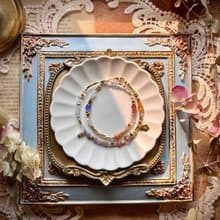 -遊樂園的邂逅-天然水晶手鏈/黃銅手鍊