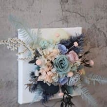 永生花畫布壁飾掛花