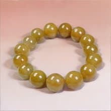 黃翡翡翠手珠手鍊 | 天然緬甸玉A貨翡翠 |  送禮