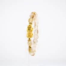 寶麗金珠寶-黃金貔貅鈦晶造型手鍊