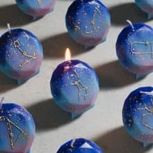 迷幻星辰 • 絢彩星座蛋糕蠟燭