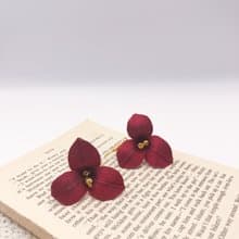 Thai silk earrings