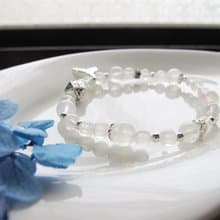 月光石 925純銀 【月夏光影】六月誕生石 好人緣 助眠