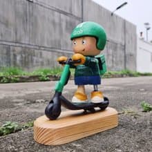 GRAB BOY wood carving arttoy model decoration