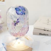 浮游花水晶球夜燈【幻境】生日禮/伴娘禮/紀念日/交換禮物/聖誕