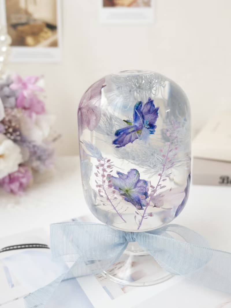 浮游花水晶球夜燈【幻境】生日禮/伴娘禮/紀念日/交換禮物/聖誕