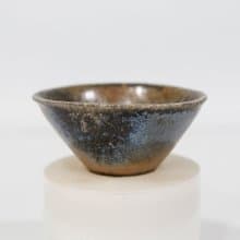 柴燒笠形小茶杯