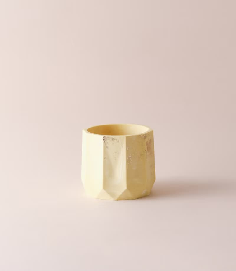 Jesmonite英國環保建材/盆器 - 陽光普照 盆器 蠟燭杯