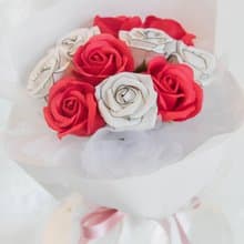 紅玫瑰花束/香皂花花束/生日花束/情人節花束/告白花束/永生花束
