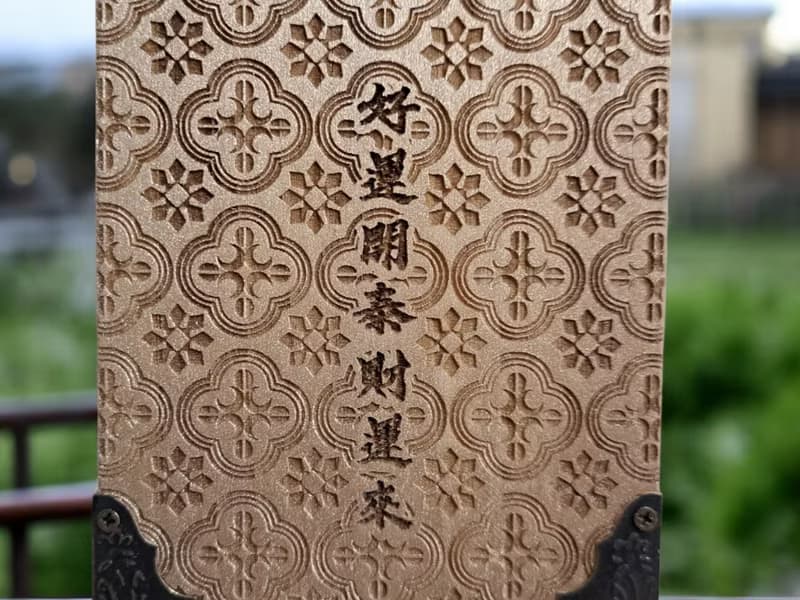 富貴 // 海棠雕花長方掛飾 // 安心出貨