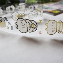 追加到貨 Maneki Neko 招財貓立體燙金 PET膠帶亮面