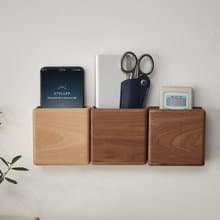 壁掛式收納盒 遙控器小物品收納盒 免打孔