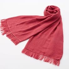 【Miyazaki】日本今治圍巾| 手紡風披肩| 實用單品| 酒紅新上市