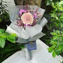 【乾燥花/永生花】花束|擴香非洲太陽花—選你所愛的將來(記憶粉)