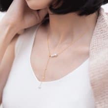 秋夜 - Y字項鍊黃K金