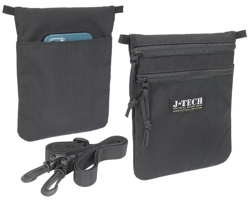 J-TECH│多功能手機零錢包 可調式背帶│100%尼龍 防潑水 耐磨