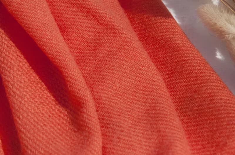 喀什米爾Cashmere/羊絨圍巾/純羊毛圍巾披巾/戒指絨披肩-橘子蛋糕
