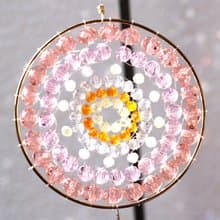 ピンクとゴールド曼荼羅サンキャッチャー