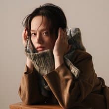 【情人節禮盒】BROWN SUGER 系列 - 蒙布朗 * 連帽圍巾 編織 圍巾