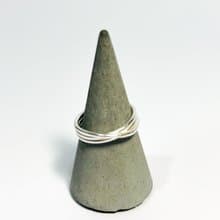 三圈戒【RSB1012】純銀手工戒.男戒.女戒