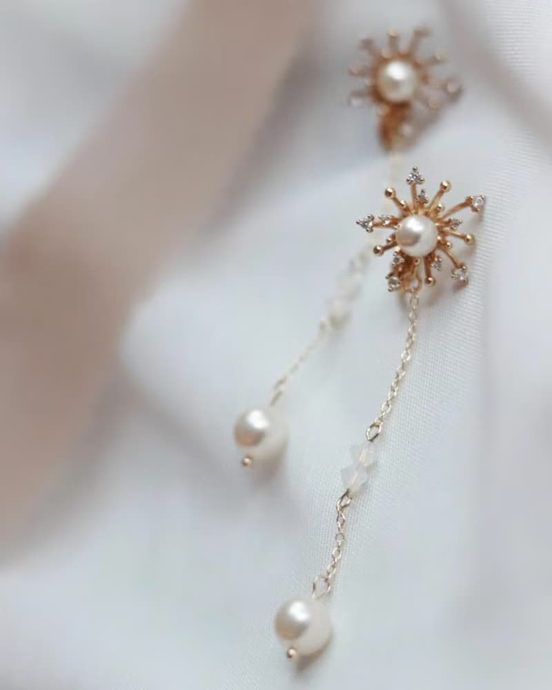 讚美 - 手工珍珠耳環 飾品 禮物