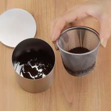 日本下村KOGU 日製18-8不鏽鋼咖啡篩粉器(1-4杯用)