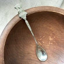 Vintage荷蘭製紀念湯匙 鹿特丹IJsselmonde 鍍銀茶匙/小湯匙