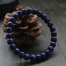 Imperial lapis lazuli bracelet with natural texture and simp