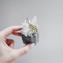 CANELÉ 法式可麗露 | 告白詩歌・乾燥不凋花水泥甜點擴香擺飾