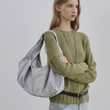 韓國製 MUR Romi hobo bag 手袋/單肩包/上肩袋/手提袋 Silver