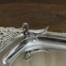 50550-經典法國古董鍍銀方盤19.5cm