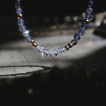 ll 夜空之星 ll 赫基蒙 菫青石 美國14kgf包金手鍊