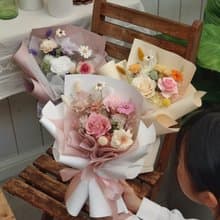 母親節 康乃馨永生花束