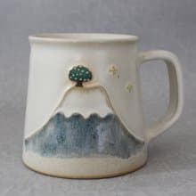榕樹版 富士山咖啡杯