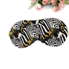 墨綠底斑馬可調式睡眠眼罩附束口收納袋 sleep mask *sk*