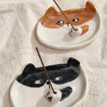 線香 貓貓盤 飾品盤 手作 送禮推薦