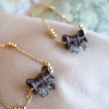 リボンブレスレットとネックレス