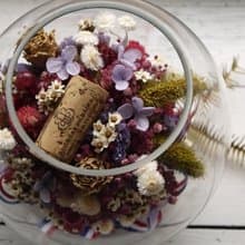 相聚時光泡泡.夢幻紫色系.情人節生日乾燥花手作好禮